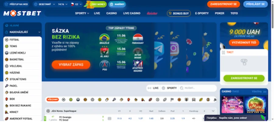 Mostbet casino